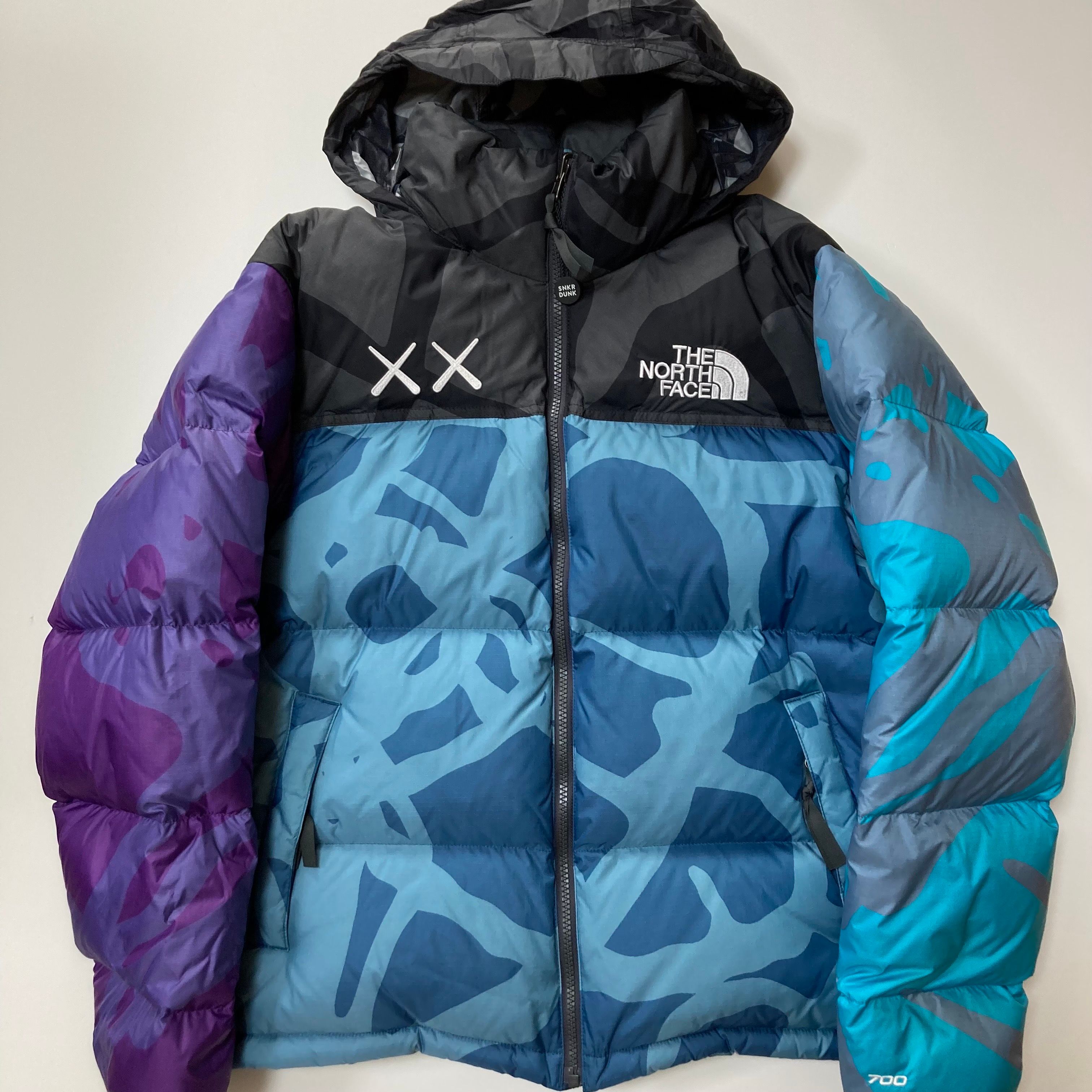 The North Face Kaws Nuptse Jacket "Blue Purple"