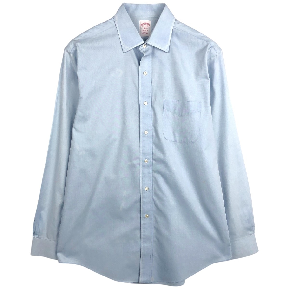 古着 ブルックスブラザーズ Brooks Brothers 1818 MADISON 長袖 コットンシャツ メンズM相当/eaa662773
