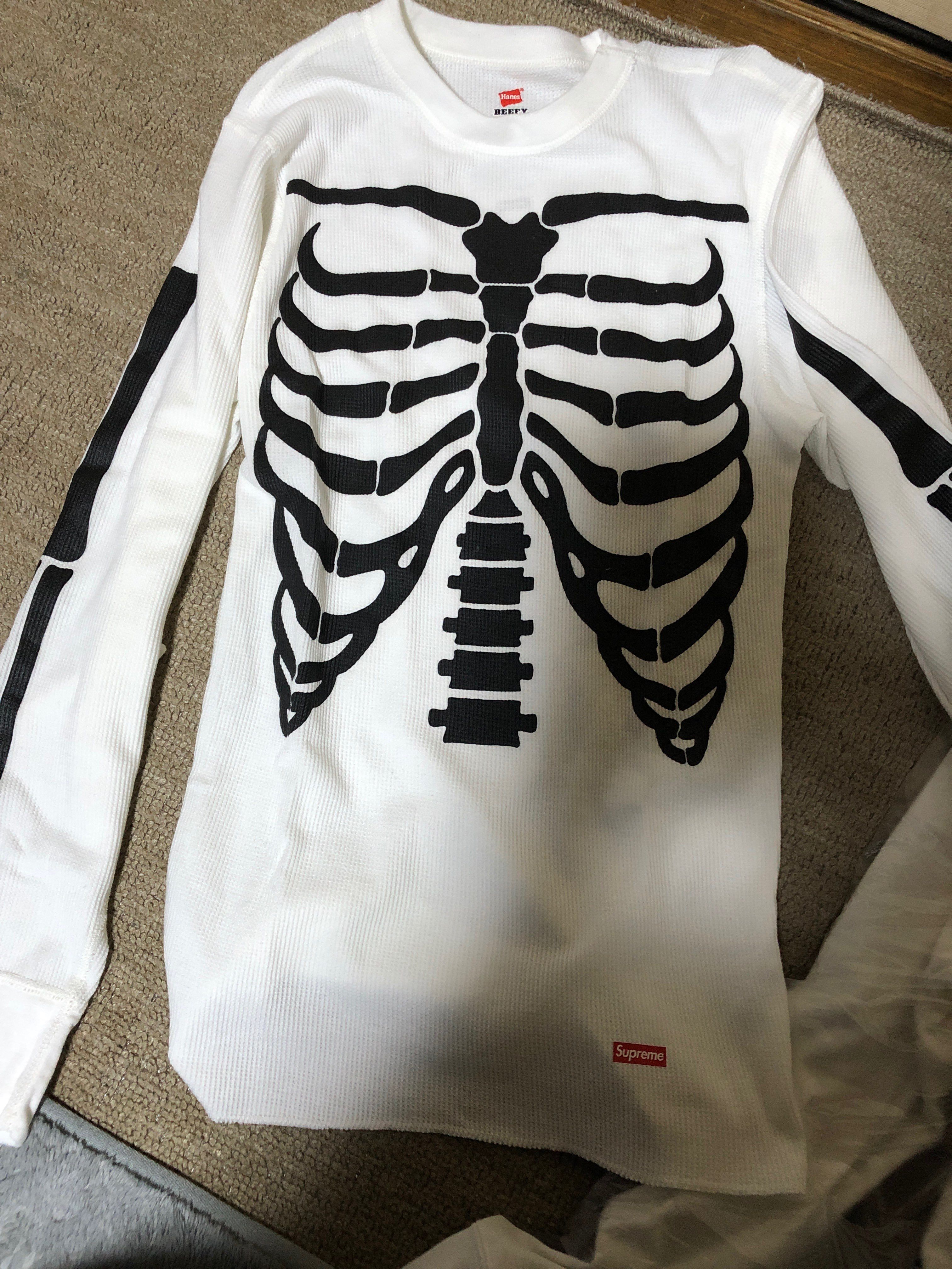 Supreme / Hanes Bones Thermal Crew (1 Pack) "Natural"(21FW)