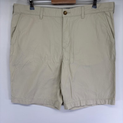 古着 トミーヒルフィガー TOMMY HILFIGER パンツ チノパン ハーフパンツ ワンポイントロゴ ショート w38 ベージュ系 メンズ