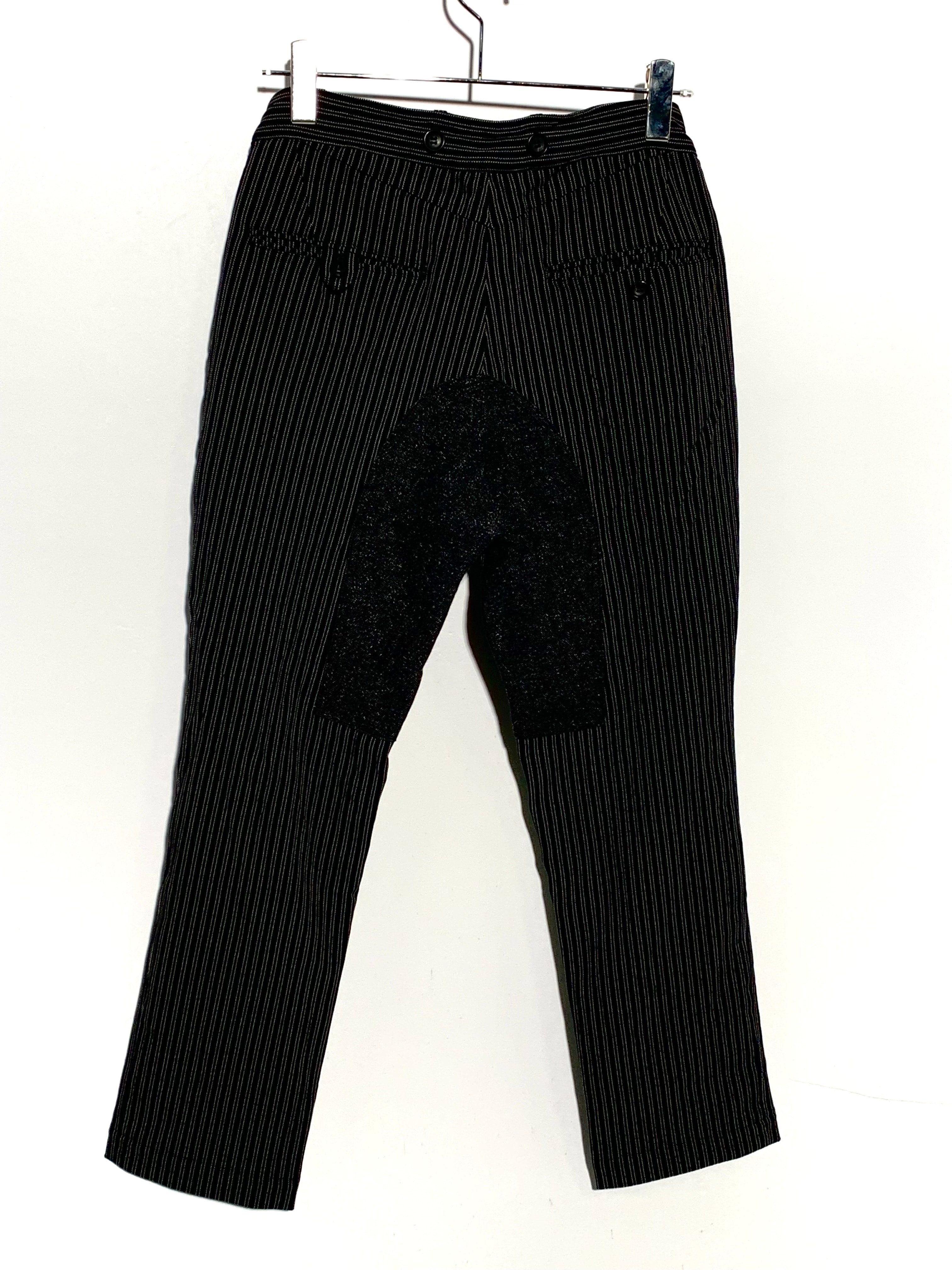 JUNYA WATANABE COMME des GARÇONS MAN patchwork Stripe pants Blackxgray 13AW