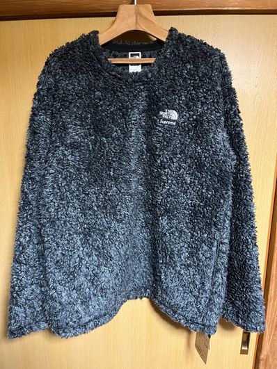 Supreme x The North Face High Pile Fleece Pullover "Black"