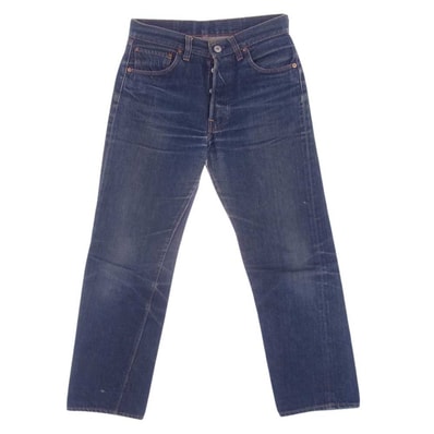Levi's リーバイス デニムパンツ ヴィンテージ 501 66前期 スモールE ボタンフライ ストレート デニム パンツ インディゴブルー系【中古】