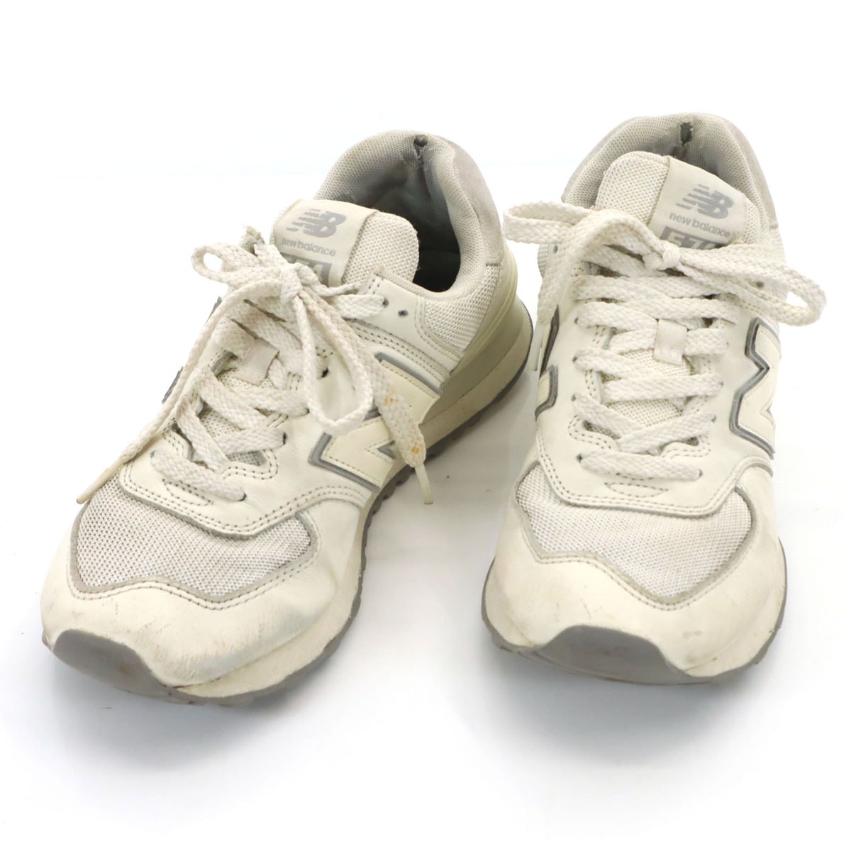 NEW BALANCE ニューバランス 574 スニーカー 24.5 ホワイト