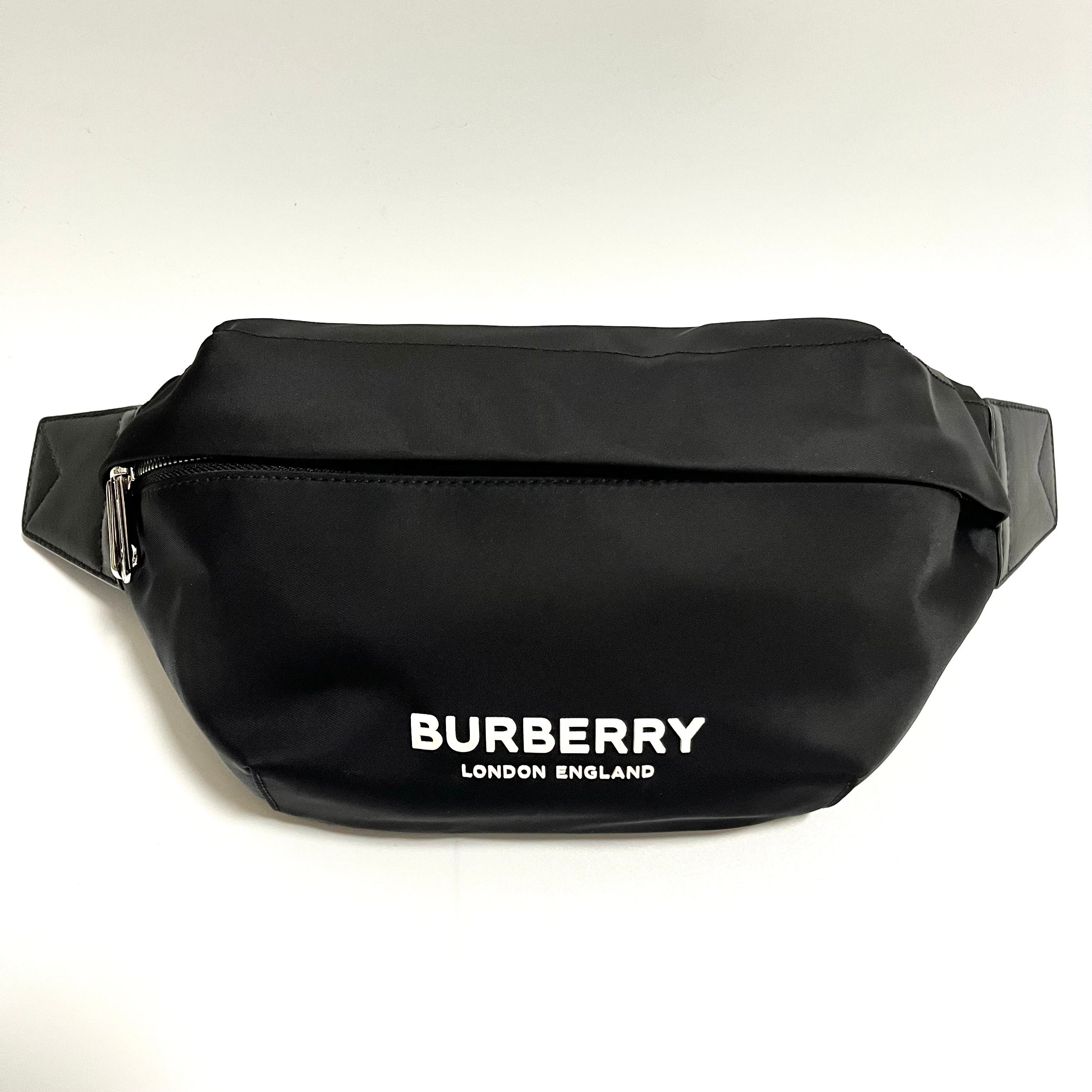 Burberry Logo Print Nylon Sony Bumbag "Black"