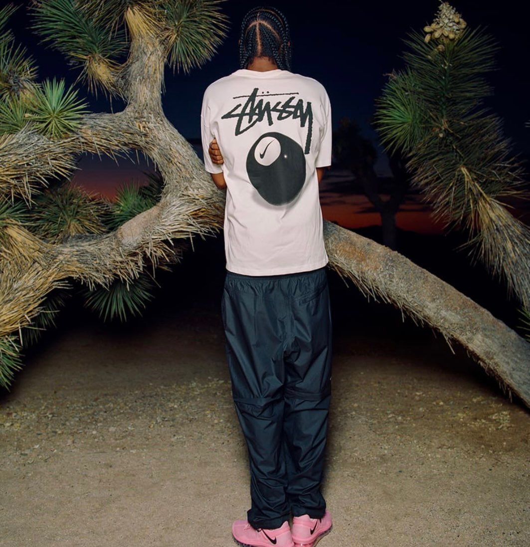 Stussy × Nike SS 8 Ball T-Shirt "White"