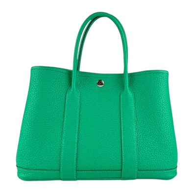 エルメス HERMES ハンドバッグ ガーデンパーティTPM ネゴンダ ミント レディース【中古】 z9225