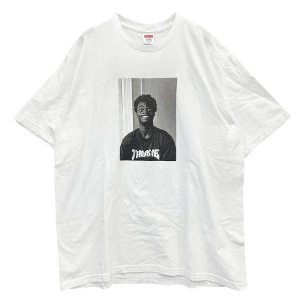 Supreme シュプリーム Tシャツ 24AW Thrasher スラッシャー Harold Tee ハロルド フォトプリント 半袖 Tシャツ ホワイト系 XL【中古】