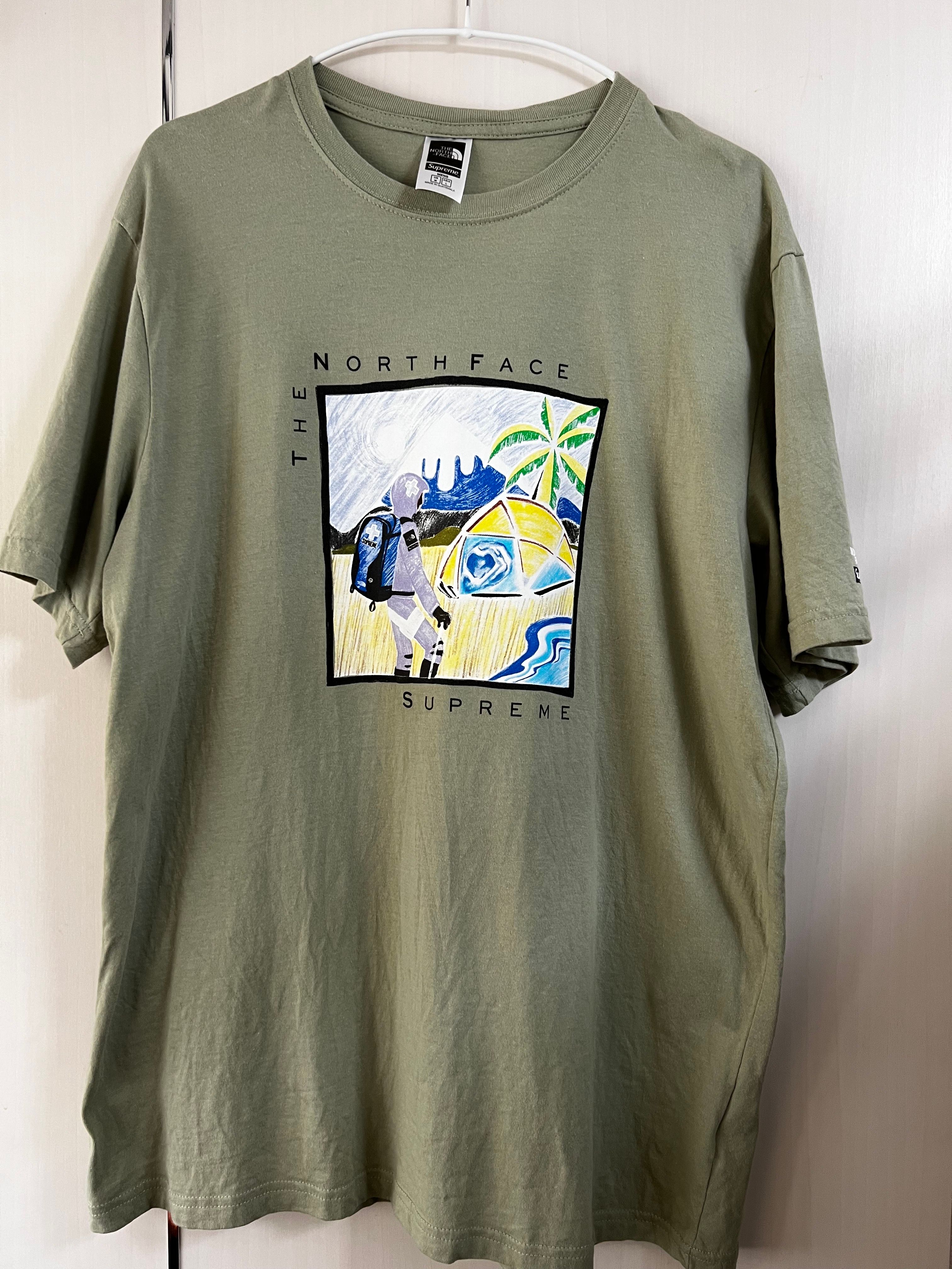 Supreme x The North Face Sketch S/S Top "Sage"