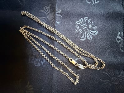 Chrome Hearts Roll Chain Necklace "Silver"