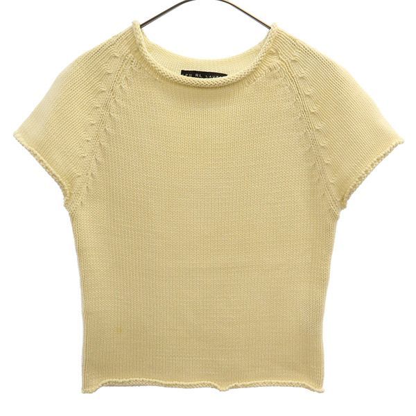 RALPH LAUREN 半袖 フレンチスリーブ コットンニット セーター