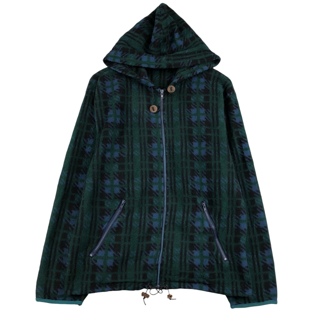 古着 90~00年代 エルエルビーン L.L.Bean 総柄 フリースフルジップパーカー メンズL相当/eaa611167