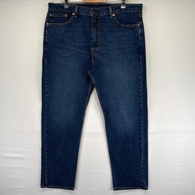 古着 リーバイス Levi's デニム パンツ 505 ストレート 大きいサイズ ジーパン ジーンズ 長ズボン w40 L32 ブルー系 メンズ