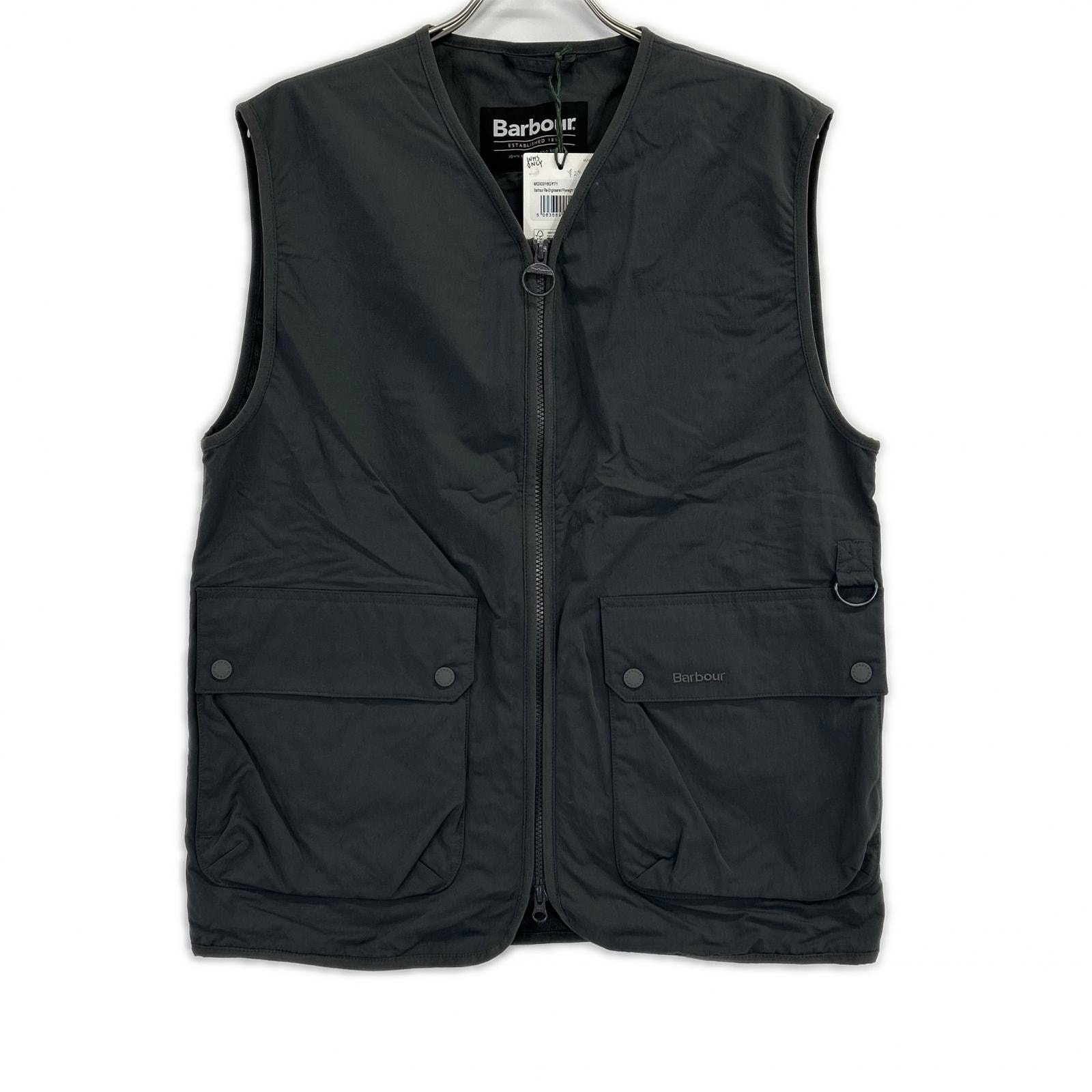 バブアー グレー Re-Engineered Flyweight Gilet ベスト M