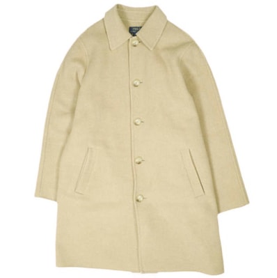 POLO RALPH LAUREN ポロ・ラルフローレン オーバーサイズ ダブルフェイス カーコート XS BEIGE ステンカラーコート 定価97,900円 アウター g26723