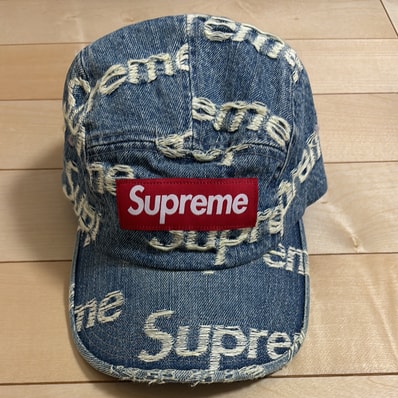Supreme Handwriting Denim Camp Cap Supreme Handwriting Denim Camp Cap