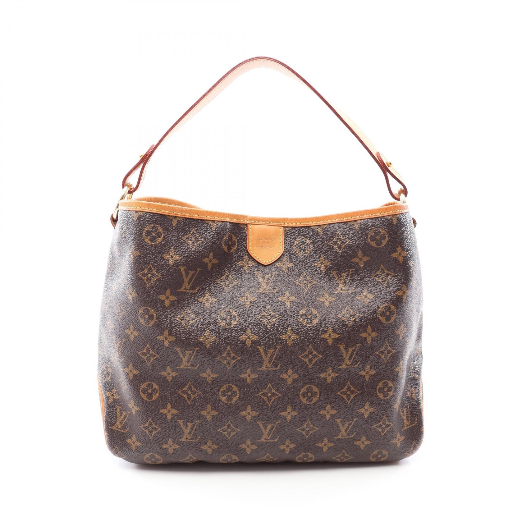 ルイ・ヴィトン LOUIS VUITTON ディライトフルPM ショルダーバッグ バッグ PVCコーティングキャンバス レザー モノグラム レディース ブラウン系 M40352 【中古】