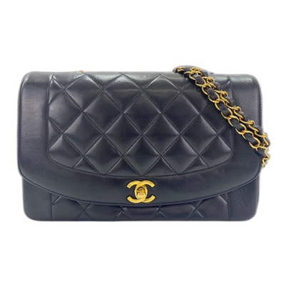 シャネル CHANEL ラムスキン 25 ショルダーバッグ【中古】