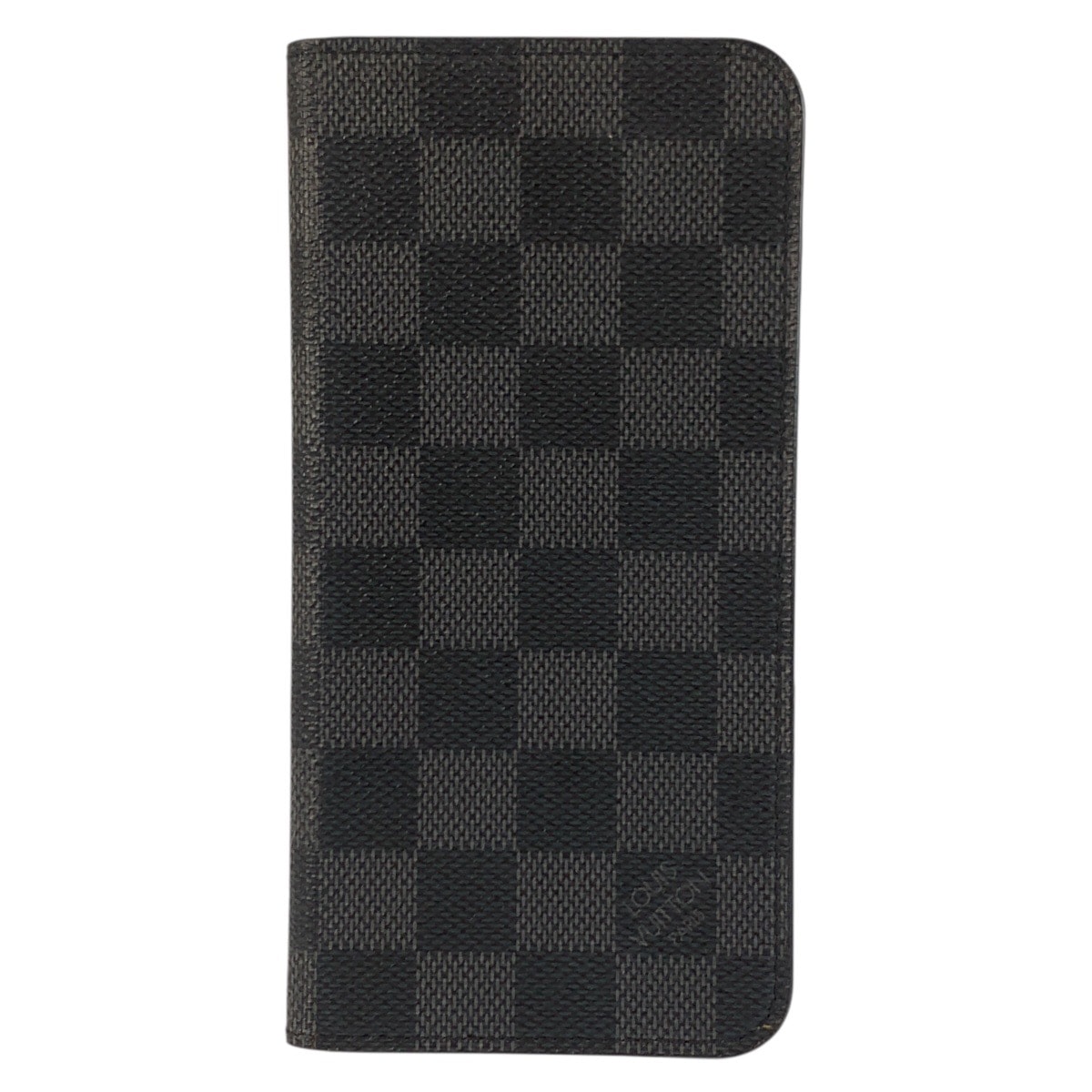 美品 LOUIS VUITTON ルイヴィトン ダミエグラフィット IPHONE6+ フォリオ ブラック 黒 PVC iPhoneケース 6Plus 6sPlusケース 603150 【中古】