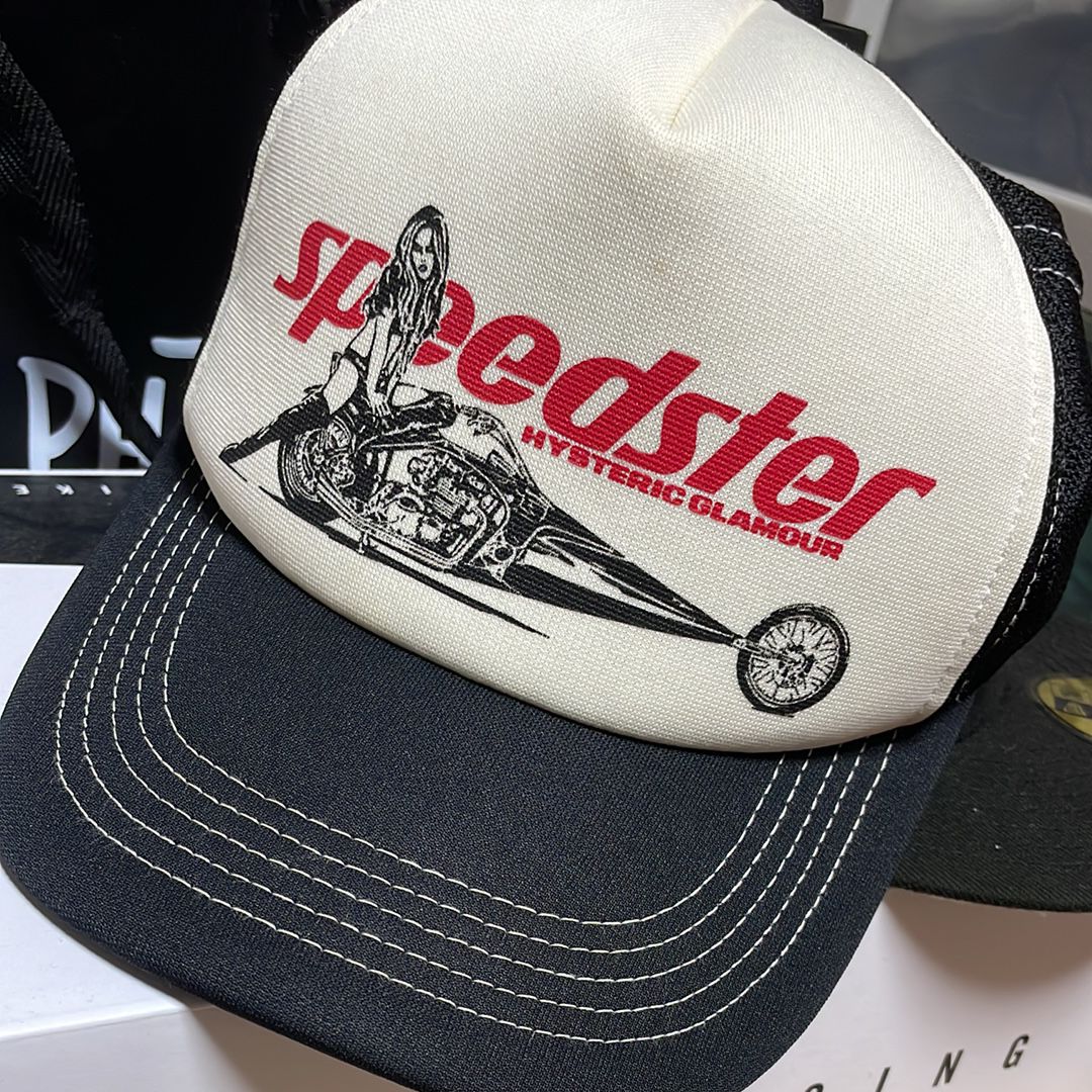 HYSTERIC GLAMOUR Speedster Mesh Cap "Black"