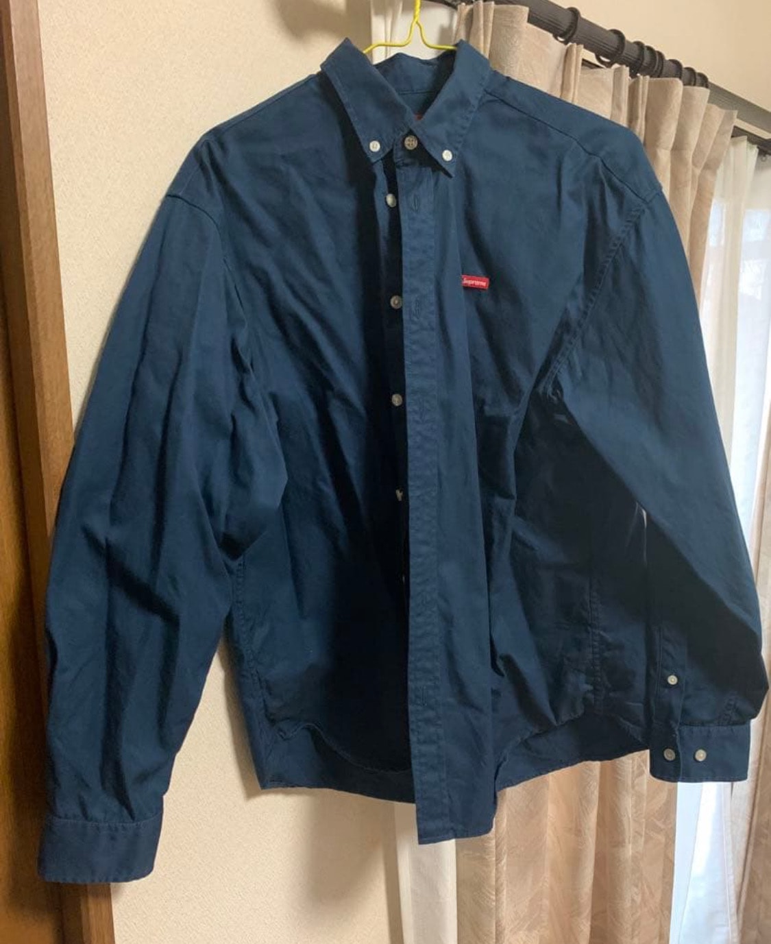 シュプリーム スモール ボックス シャツ "ネイビー" (22SS)