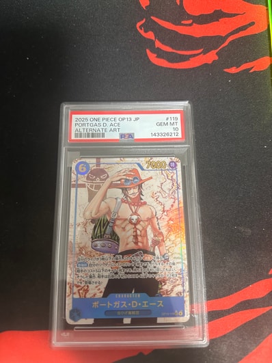 PSA10】ポートガス・D・エース SEC-SP (コミパラ) [OP13-119 PSA10】ポートガス・D・エース SEC-SP (コミパラ) [OP13-119