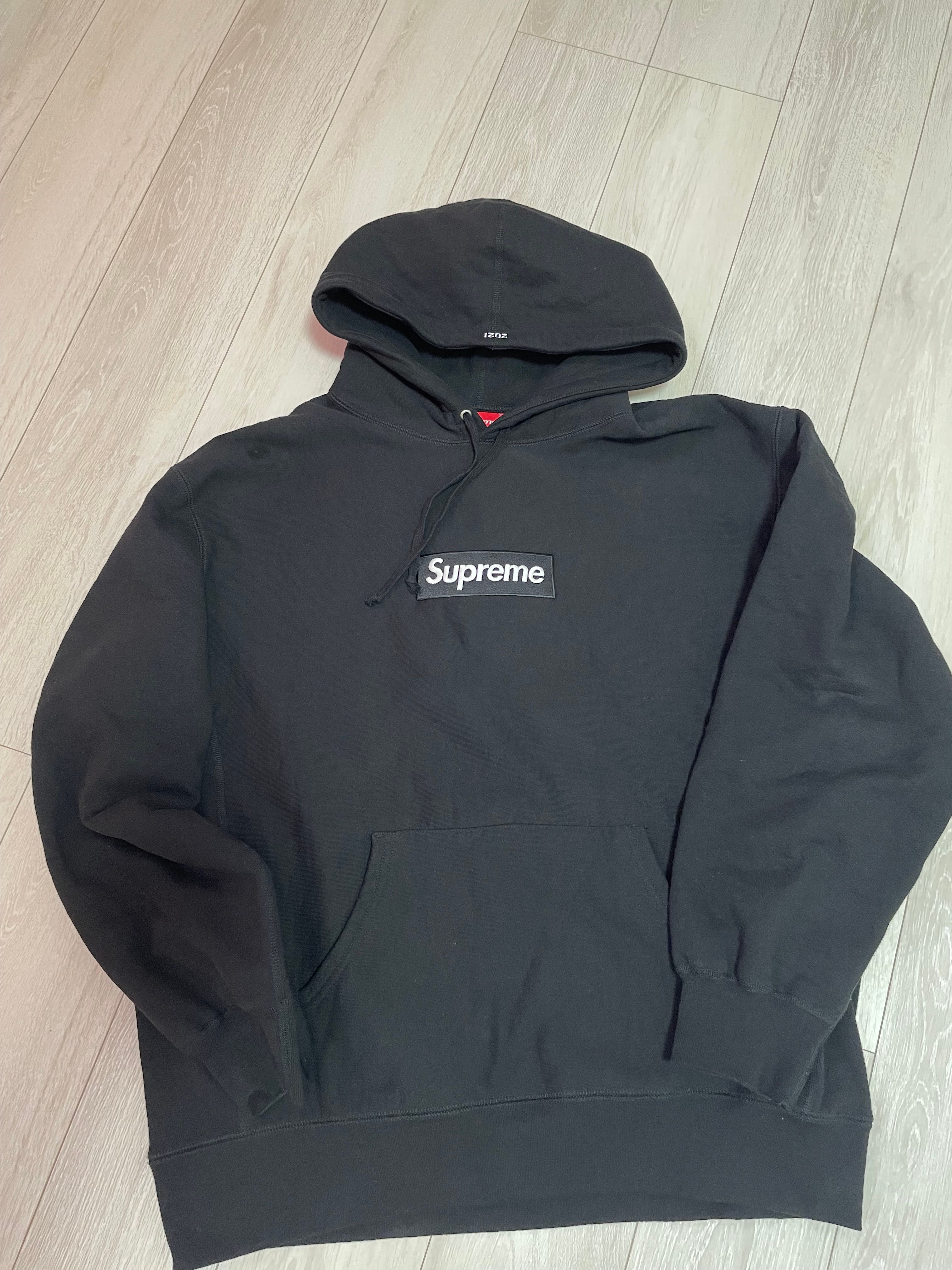 Supreme Box Logo Hooded Sweatshirt "Black" (21FW)