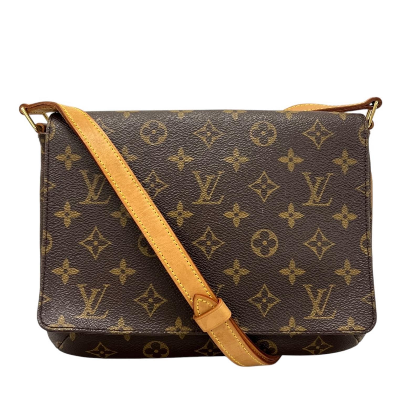 ルイヴィトン ミュゼットタンゴ モノグラム ショルダーバッグ モノグラムキャンバス M51388 ブラウン レディース LOUIS VUITTON 中古