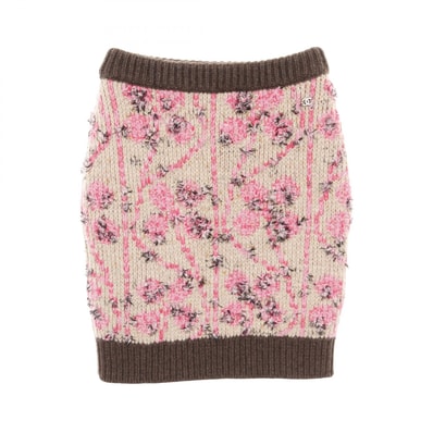 シャネル CHANEL ココマーク スカート 衣料品 ボトムス カシミヤ ウール レディース ベージュ系 / ブラウン系 / ピンク系 【中古】