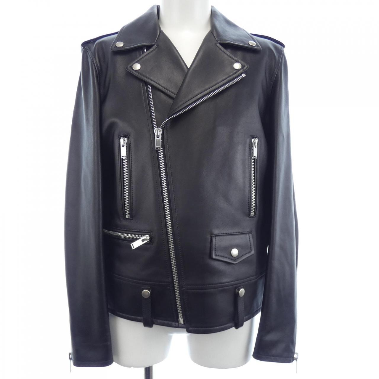 サンローラン SAINT LAURENT 484284 Y5YA2 レザーライダースジャケット