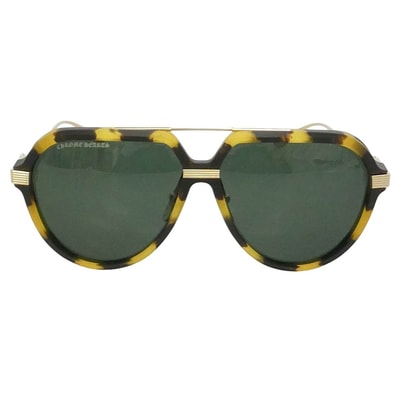CHROME HEARTS クロムハーツ(原本無) HUGH JAYNUS ティアドロップ サングラス アイウェア 60□12-140【美品】【中古】