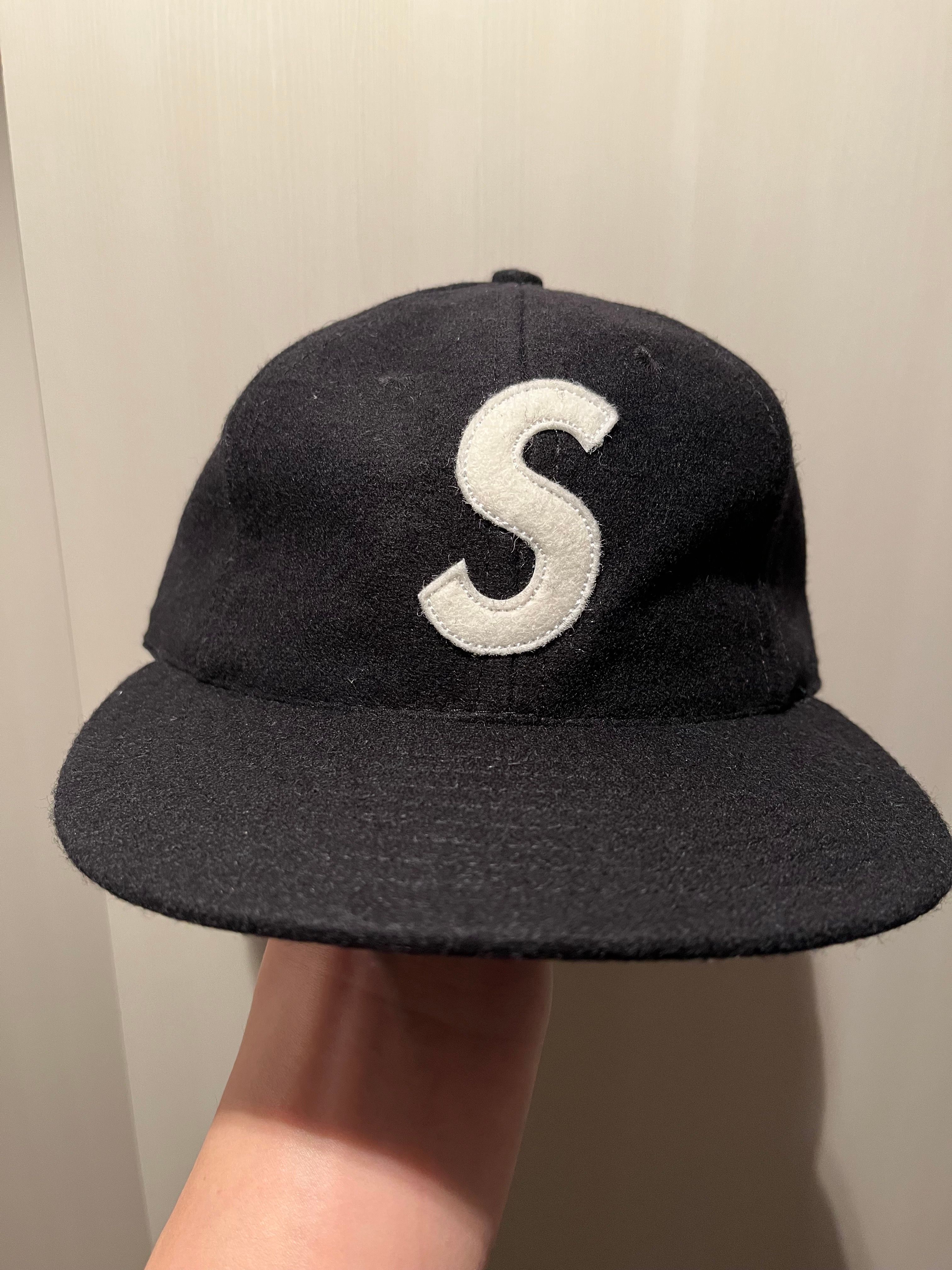 Supreme Ebbets S Logo Fitted 6-Panel "Black"