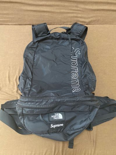 Supreme x The North Face Trekking Convertible Backpack + Waist Bag "Black"