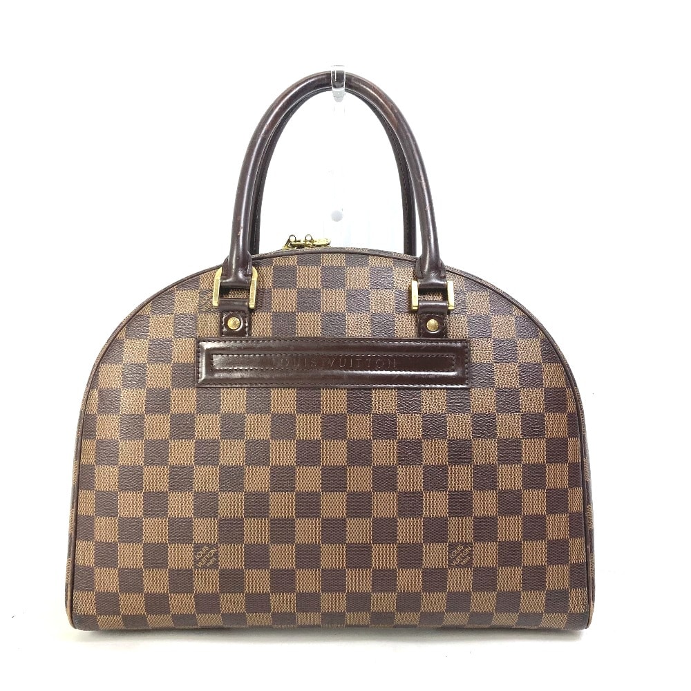ルイヴィトン LOUIS VUITTON ノリータ N41455 ダミエ ショルダーバッグ 肩掛け カバン ボストンバッグ ハンドバッグ ダミエキャンバス エベヌ ブラウン