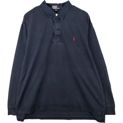 古着 ラルフローレン Ralph Lauren POLO by Ralph Lauren 長袖 ラガーシャツ メンズXL相当/eaa589506