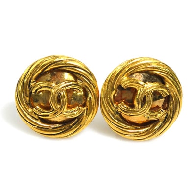 シャネル CHANEL イヤリング ココマーク メタル ゴールド レディース【中古】 e61735a