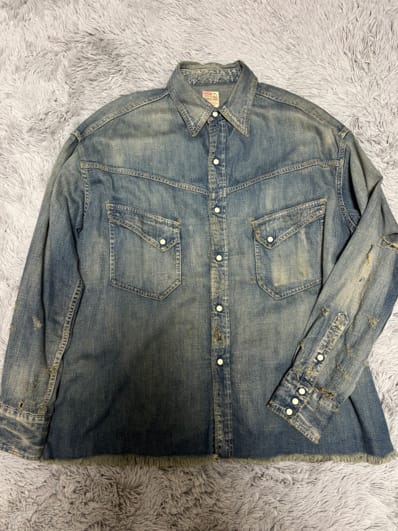 SAINT Mxxxxxx 23AW Denim Shirt "Blue"