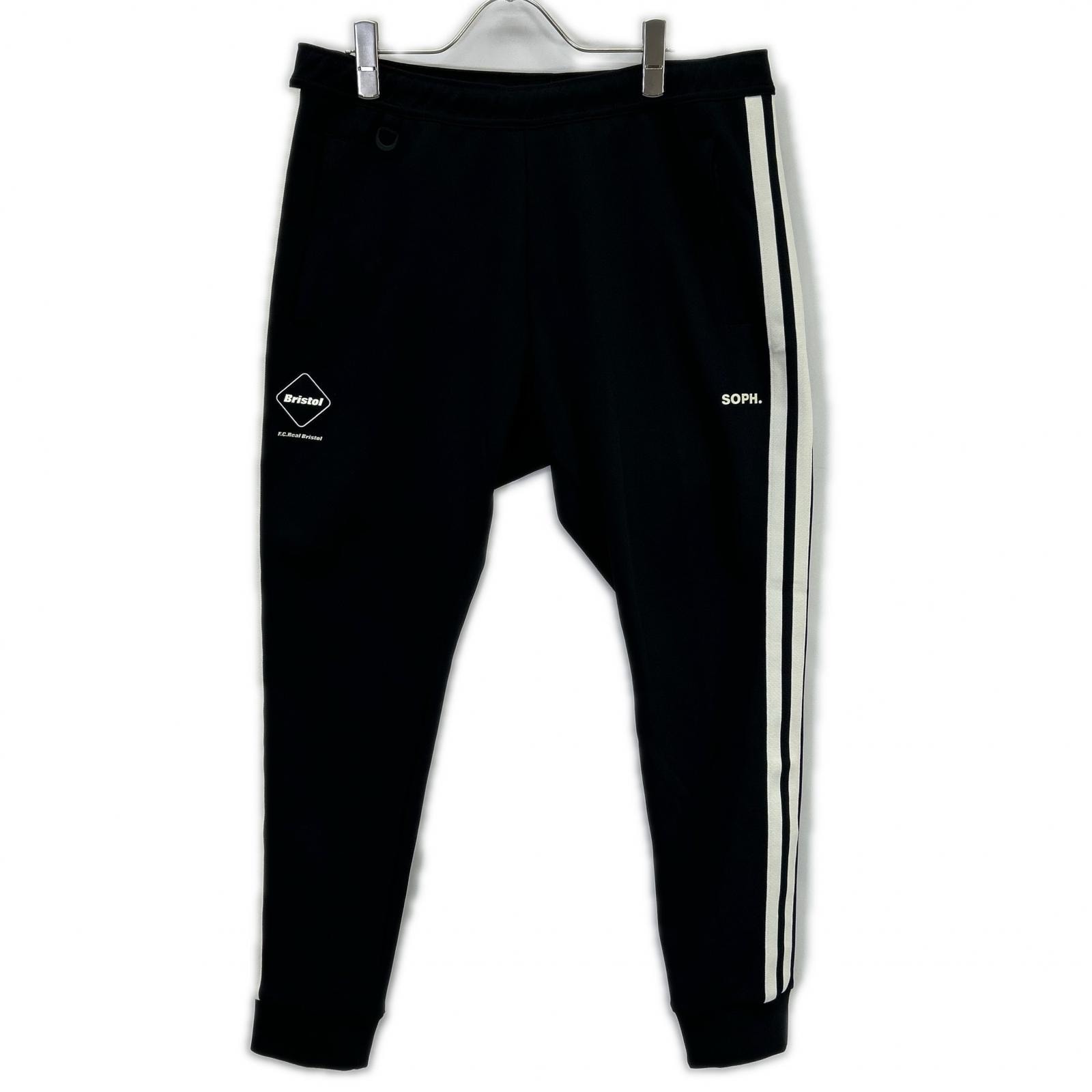 エフシーリアルブリストル 25年度 FCRB-252084 ブラック TRAINING TRACK RIBBED PANTS L