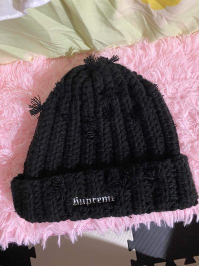 Supreme Hand Tied Beanie "Black"