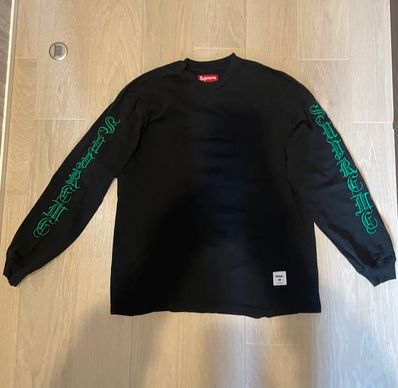 Supreme Old English L/S Top "Black"