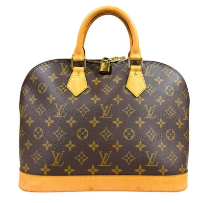 ルイヴィトン アルマ モノグラム ハンドバッグ モノグラムキャンバス M51130 ブラウン レディース LOUIS VUITTON 中古
