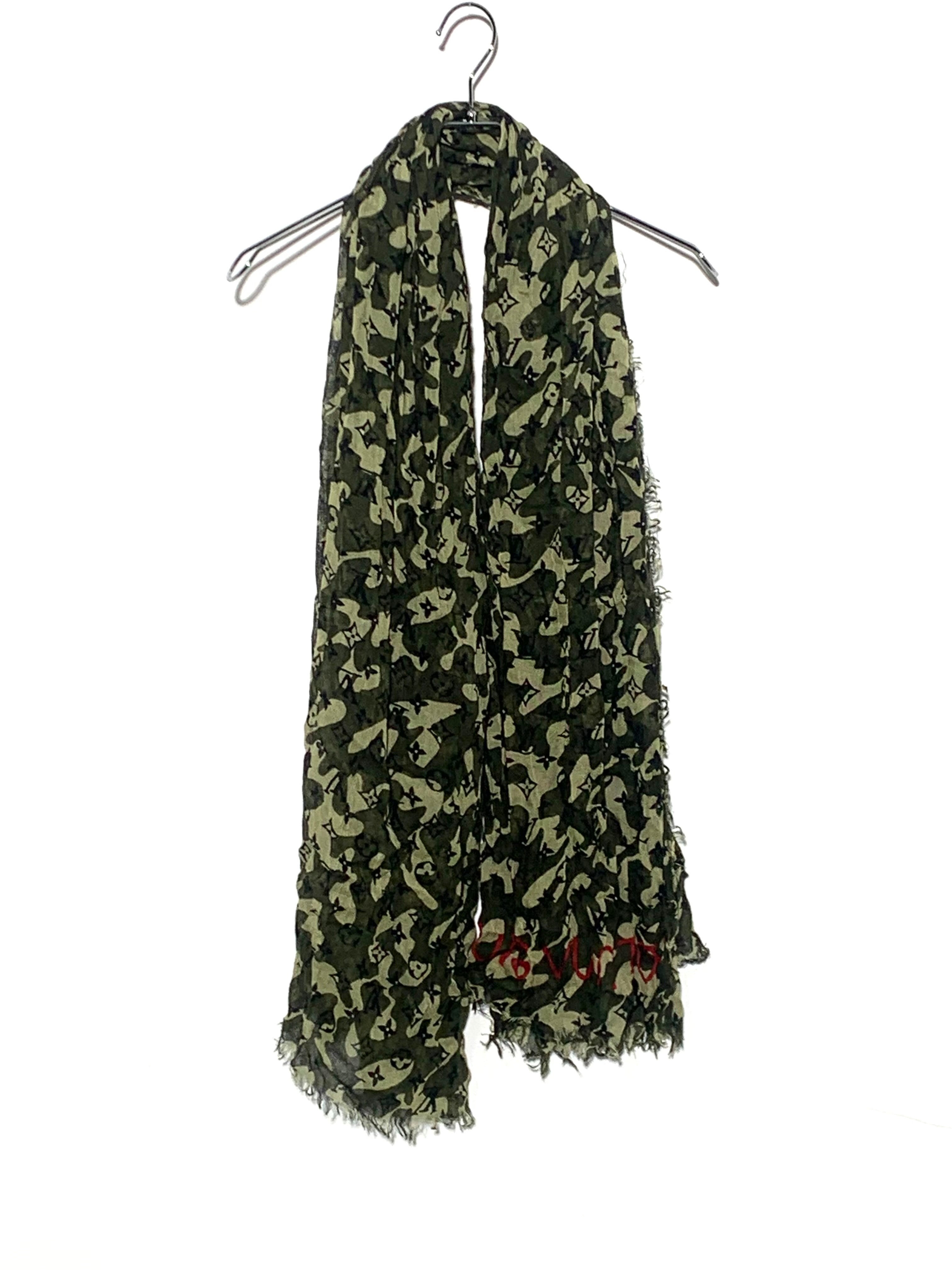 LOUIS VUITTON エトール モノグラモフラージュ スカーフ ストール
