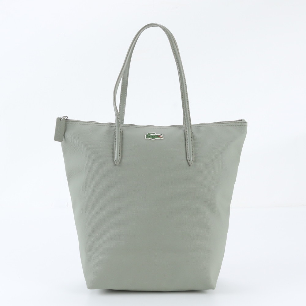 ■美品 ラコステ トート バッグ レザー×ナイロン