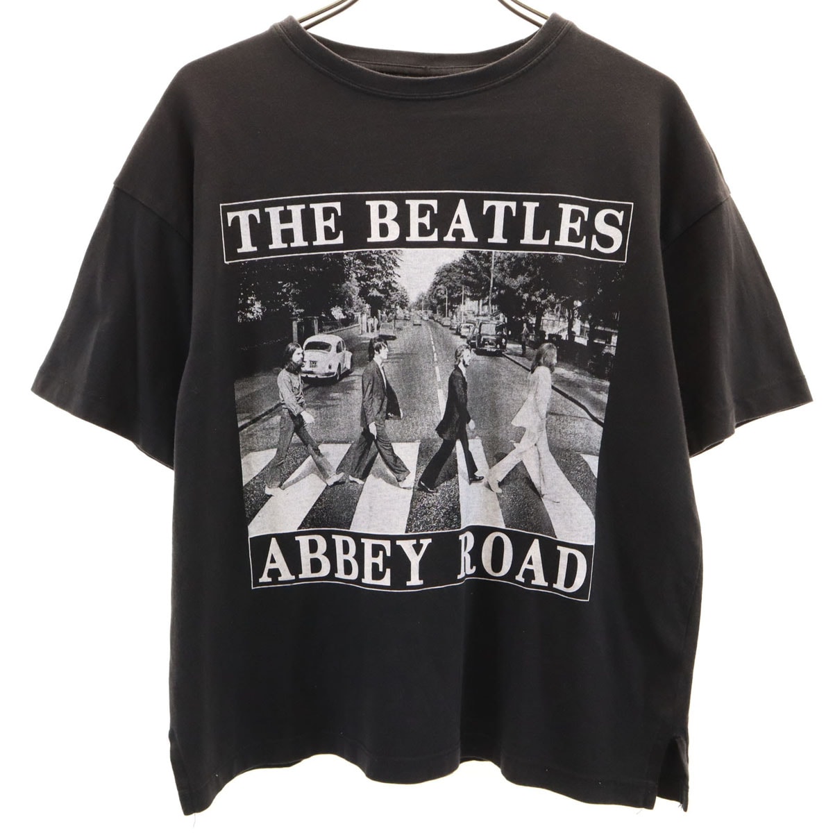 ZARA ザラ The Beatles ビートルズ コラボ 半袖 Tシャツ 11-12 ブラック