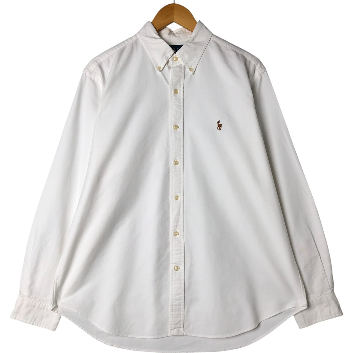 古着 ラルフローレン Ralph Lauren CLASSIC FIT 長袖 ボタンダウンシャツ メンズL相当/eaa560118
