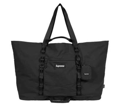 Supreme X-Large Tote Bag + Utility Pouch (26SS) "Black"