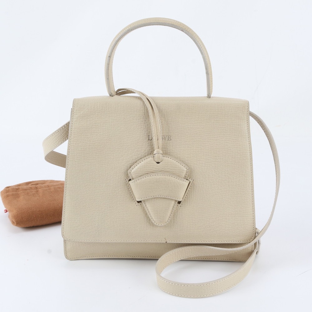 ■美品 ロエベバルセロナ ショルダーバッグ レザー