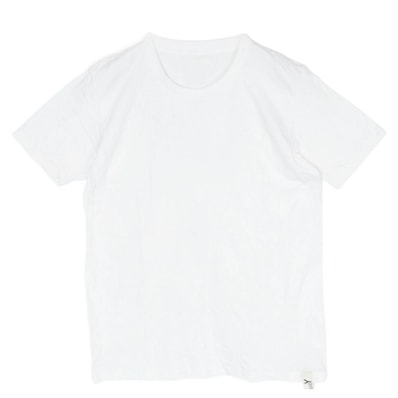 Yohji Yamamoto ヨウジヤマモト GK-T55-074 手書きロゴ バック プリント 半袖 Tシャツ カットソー ホワイト系 3【中古】