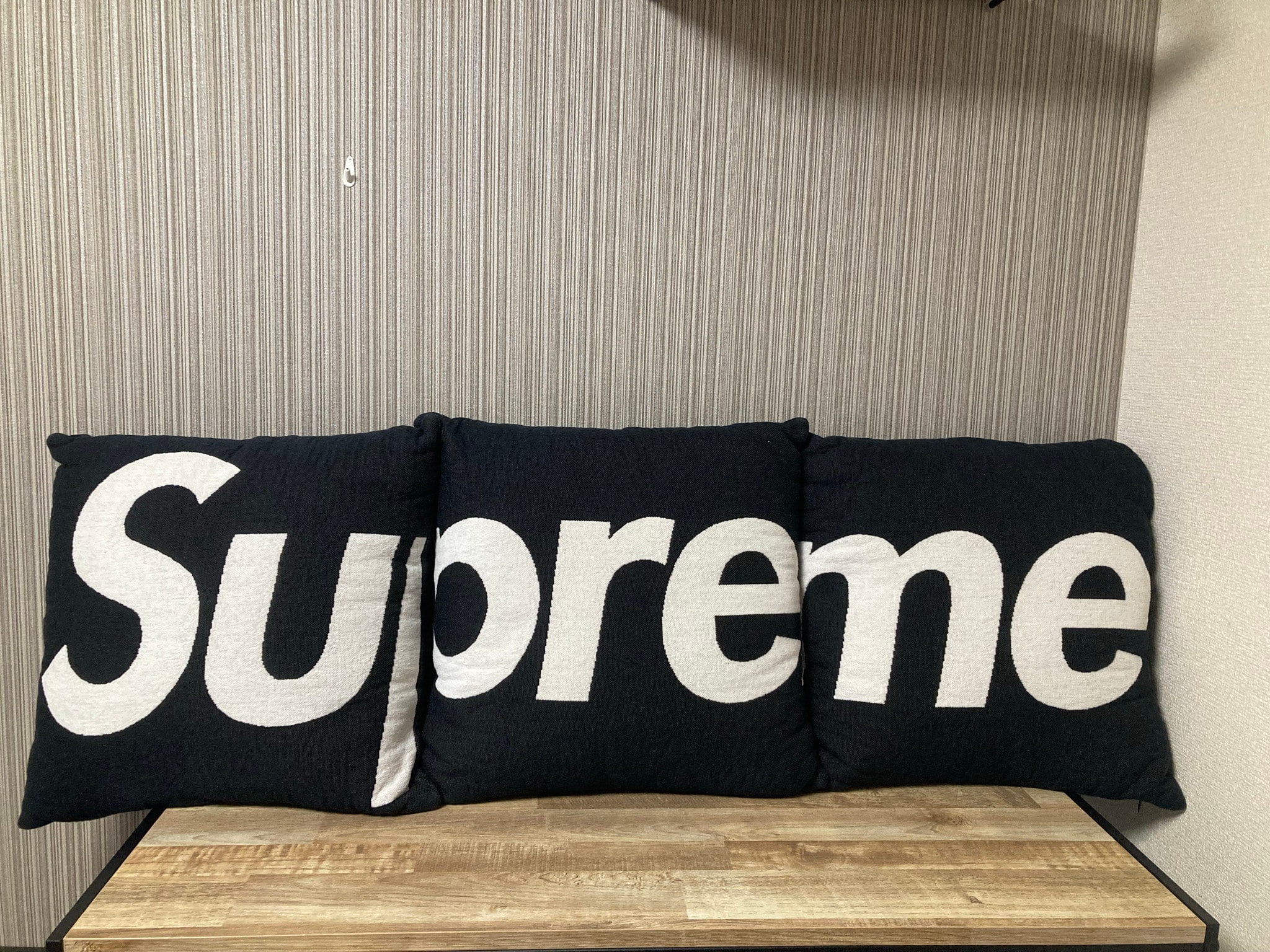 Supreme Jules Pansu Pillows (Set of 3) "Black"
