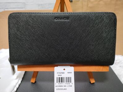 今だけ価格【新品未使用】COACH コーチ長財布ブラック 黒メンズレディース